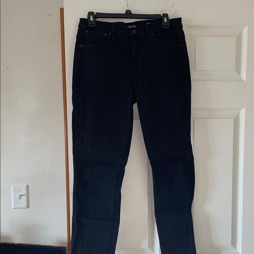 J. Crew Women's Straight Leg Jeans - Deep Black